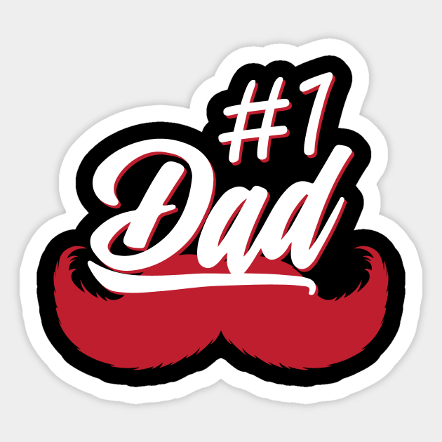 #1 Dad gift for father's day Sticker by A1designs